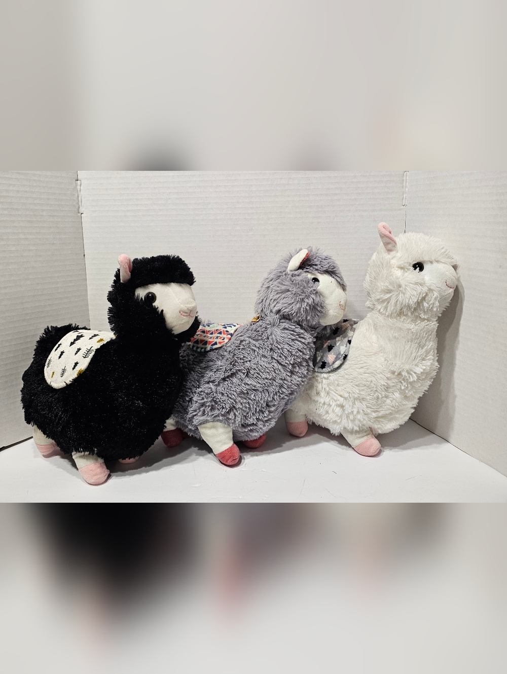 3pc Kelly Toy Plush Alpaca Lot